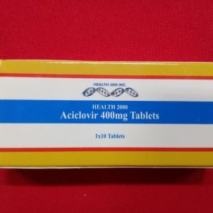 Aciclovir 400mg Tablets 1/card