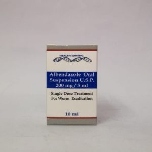 Albendazole 200mg / 10ML Suspension