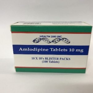 Amlodipine 10MG Tablets 10/Card