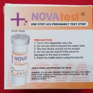Alternative view of NOVAtest Pregnancy Cassettes / Strips Retail