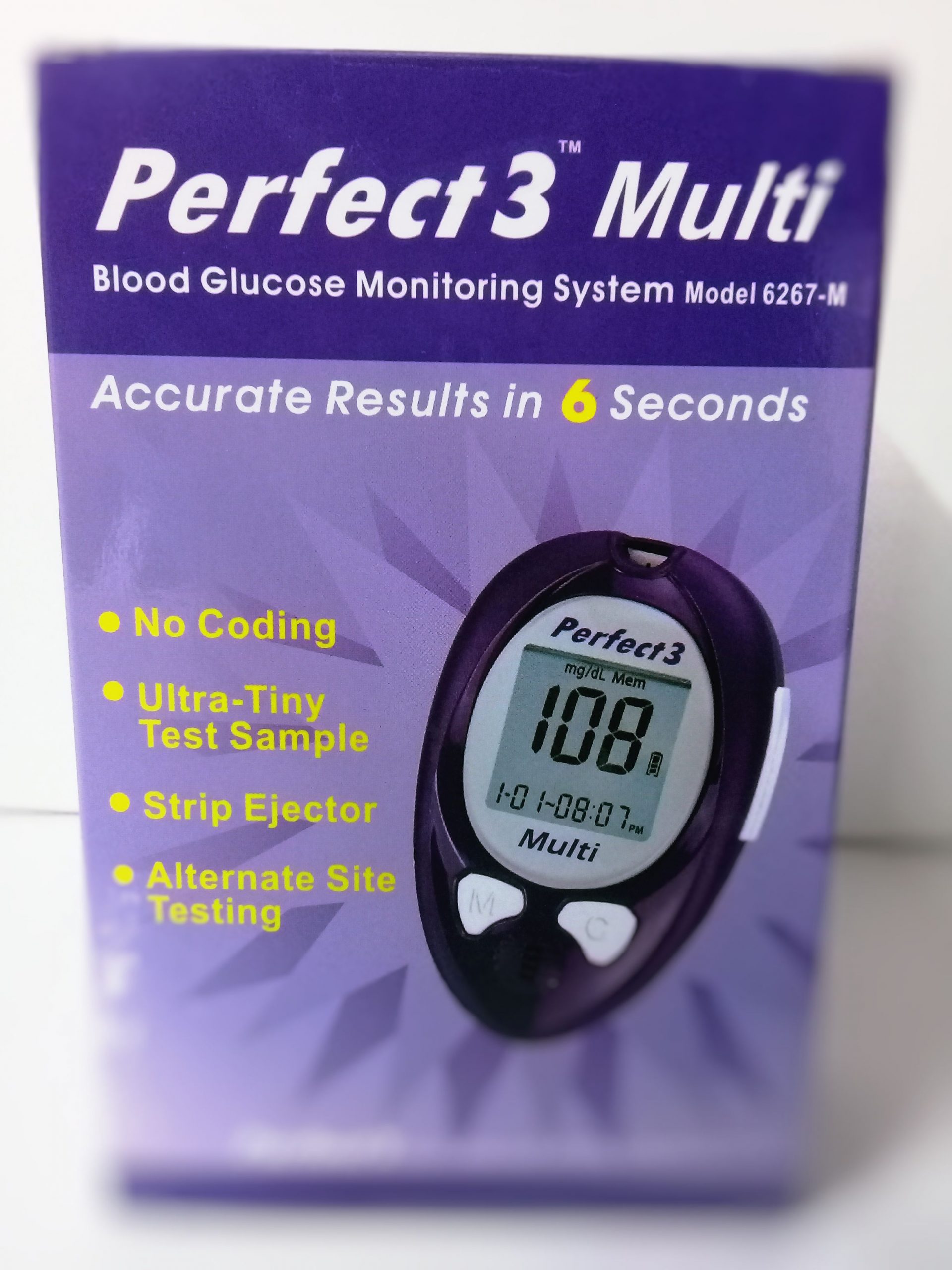 Perfect 3 Blood Glucose Monitoring Machine - Image 3