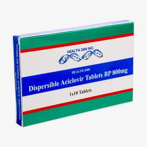 Dispersible Aciclovir 800mg Tablets 1/Card