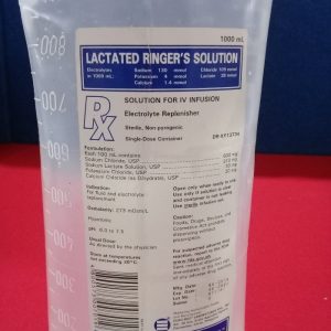 Lactated Ringers 1000ml / 1 bottle