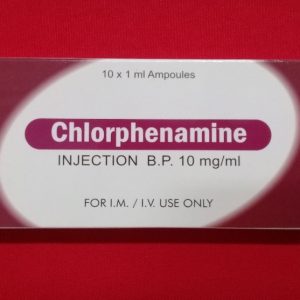 Chlorphenamine / Piriton (IM/IV) 1ml / 10 amps