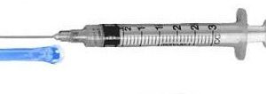 Alternative view of 3ml Syringes with Needles