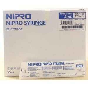Alternative view of 5ml Syringe with 21G x1.5" Needles