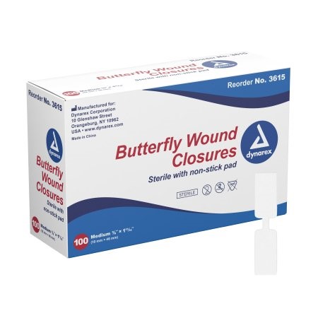 Butterfly Wound Closure 3/8” x 1.82”