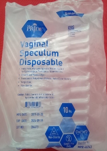 Disposable Vaginal Speculum - Medpride
