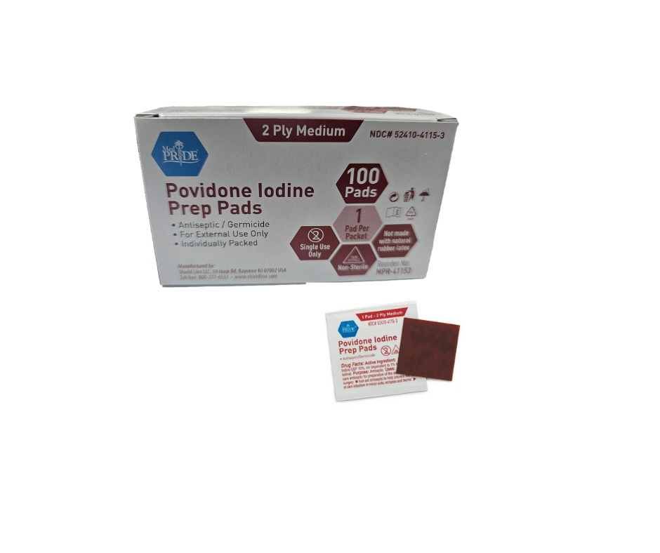 Povidone Iodine Prep Pads