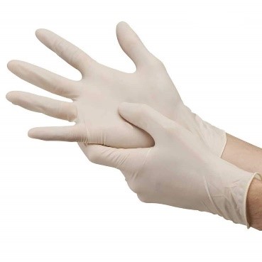 Latex Gloves (Lightly Powdered) - Image 2