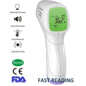 Alternative view of Non-Contact Gun Infrared Forehead Thermometer