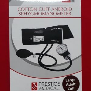 Prestige Medical Cotton Cuff Aneroid Sphygmomanometer