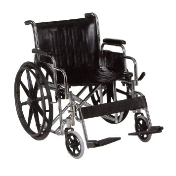 Steel Wheelchair 22” - HHWHEEL963