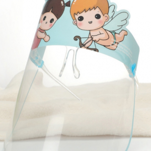 Alternative view of Children Face Shield with Glasses Frame