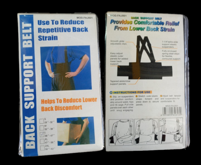 Back Support Belt - Lumbar girdle