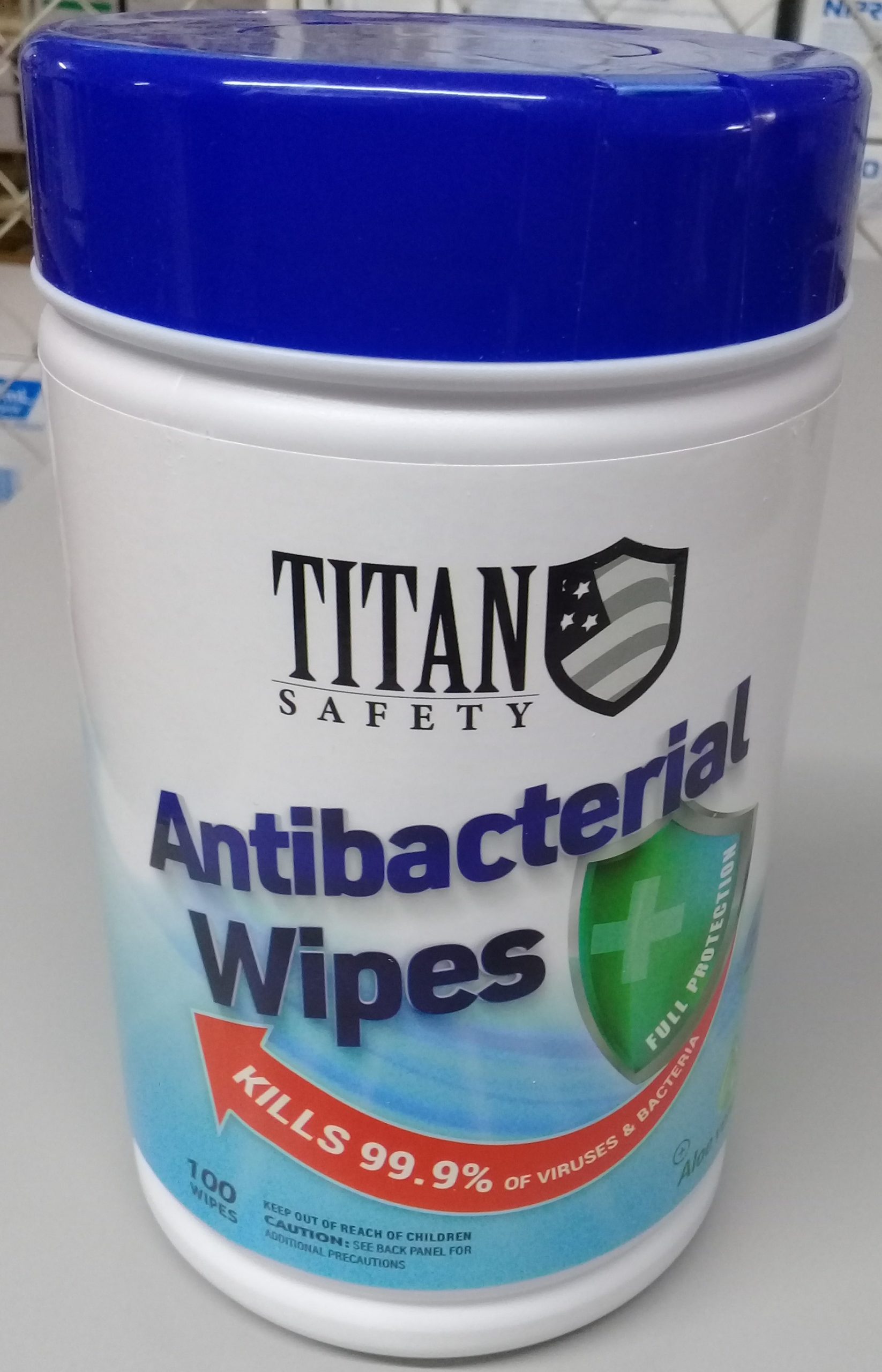 Titan Safety Antibacterial Wipes