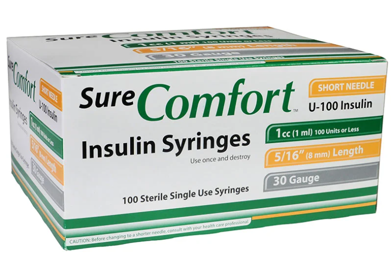 Insulin Syringe 1ml / 30Gx5/16″