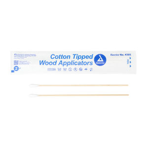 Cotton Tipped Wood Applicators - Sterile 6"