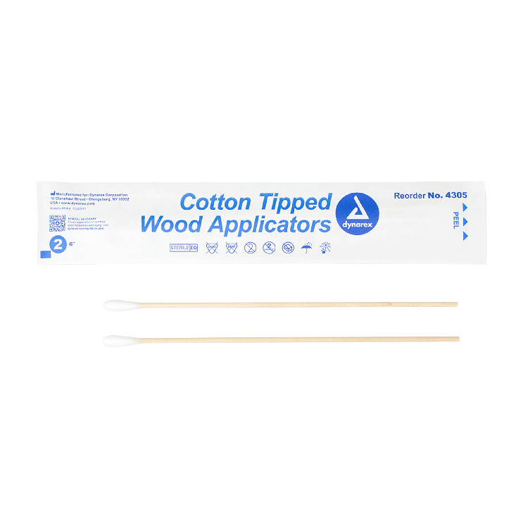 Cotton Tipped Wood Applicators - Sterile 6"