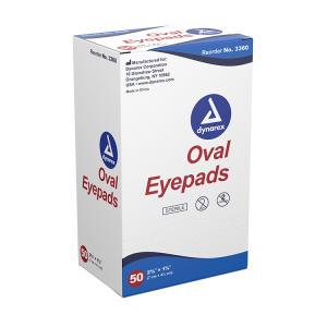 Oval Eye Pads - Sterile 2 5/8" x 1 5/8"