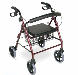 Folding Rollator Walker with Wheels