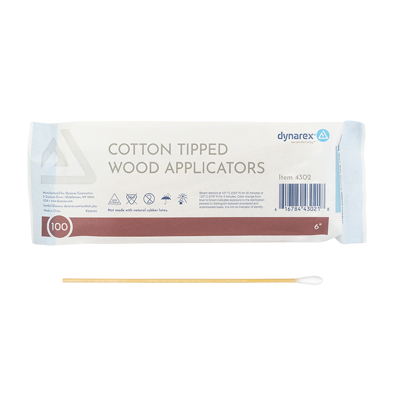 Cotton Tipped Wood Applicators - NonSterile 6" - Image 2